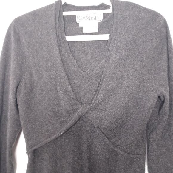 Carlisle black cashmere and silk blend top size small - Picture 4 of 5